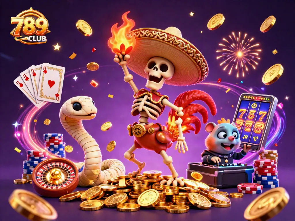 Join the celebration at 789CLUB with golden coins and exciting game elements!