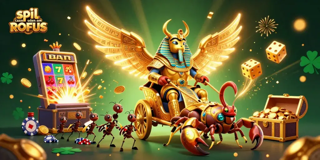 Experience thrilling gameplay at spil casino uden om ROFUS with a vibrant casino scene.