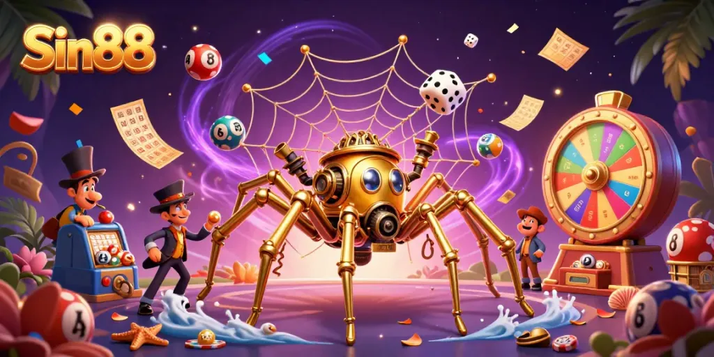 Engage with Sin88's vibrant casino atmosphere featuring dynamic gambling elements.